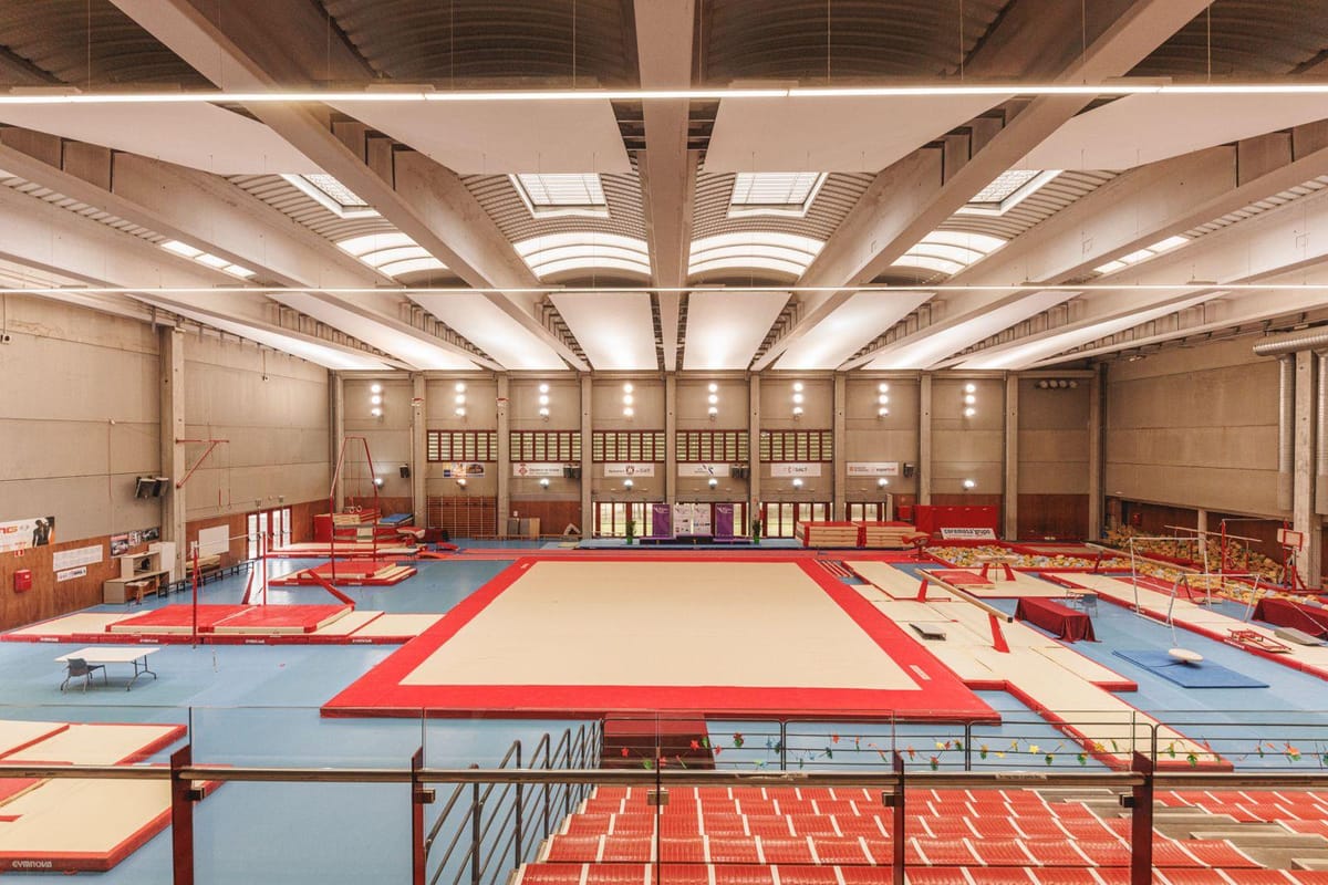 Pabellón de gimnasia artística Salt, deporte y bienestar en Salt